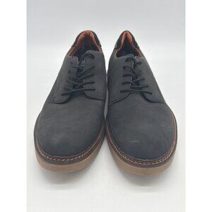 Madden Mens Ortholite Black Lace-Up Shoes Size 9 With Brown Sole